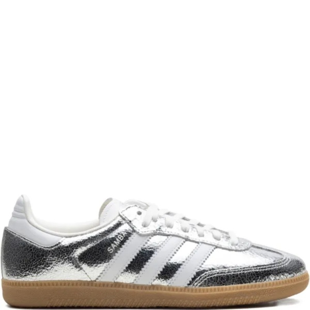 Adidas Silver Samba NwTO size 8